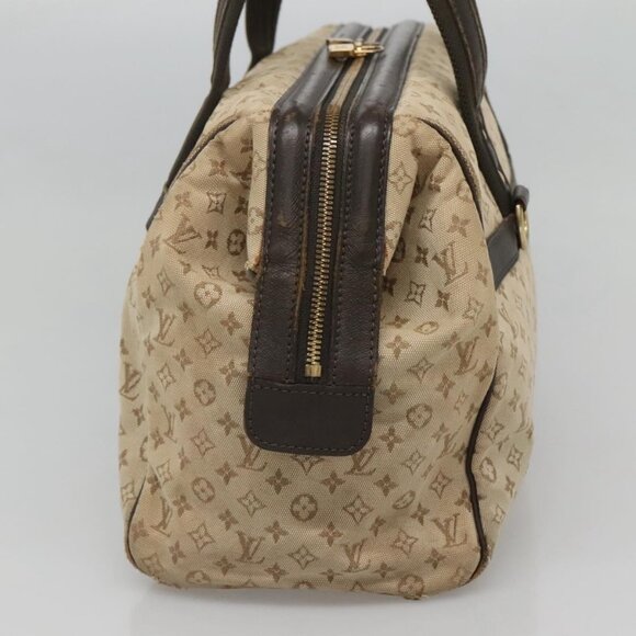 LOUIS VUITTON Monogram Mini Josephine GM Hand Bag Khaki - Picture 4 of 16